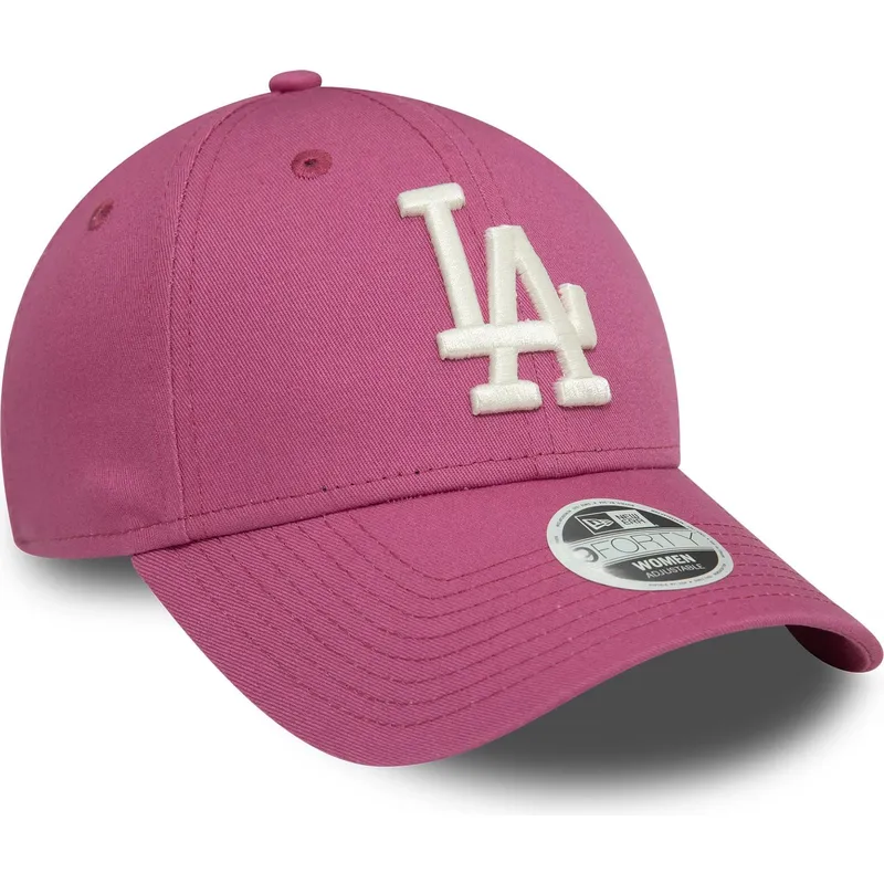mutzen-gebogen-rosa-verstellbares-band-9forty-league-essential-der-los-angeles-dodgers-mlb-von-new-era mutzen-gebogen-rosa-verstellbares-band-9forty-league-essential-der-los-angeles-dodgers-mlb-von-new-era