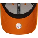 new-era-new-york-yankees-mlb-9forty-league-essential-orange-justerbar-damkeps-med-bojd-skarm-och-orange-logotyp