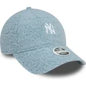 gorra-curva-azul-claro-ajustable-para-mujer-9forty-borg-de-new-york-yankees-mlb-de-new-era