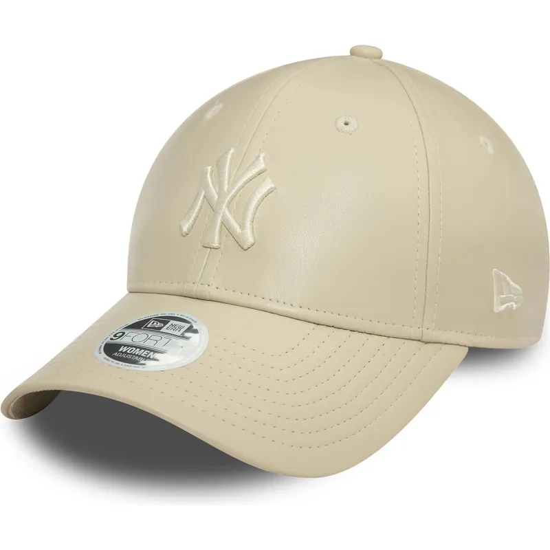 mutzen-gebogen-beige-verstellbares-band-9forty-midi-pu-der-new-york-yankees-mlb-von-new-era mutzen-gebogen-beige-verstellbares-band-9forty-midi-pu-der-new-york-yankees-mlb-von-new-era