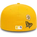 new-era-flat-brim-59fifty-icon-atlanta-braves-mlb-yellow-fitted-cap