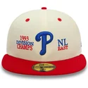 beige-rote-flache-angepasste-59fifty-93-division-philadelphia-phillies-mlb-kappe-von-new-era