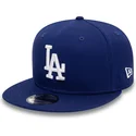 casquette-plate-bleue-snapback-9fifty-team-colour-los-angeles-dodgers-mlb-new-era