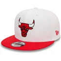 chicago-bulls-nba-new-era-9fifty-snapback-weiss-rot-flat-brim-cap-mit-white-crown-patch