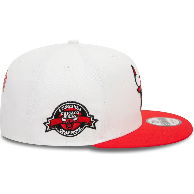 mutzen-flach-rot-snapback-9fifty-white-crown-patch-der-chicago-bulls-nba-von-new-era mutzen-flach-rot-snapback-9fifty-white-crown-patch-der-chicago-bulls-nba-von-new-era