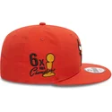 casquette-plate-orange-snapback-9fifty-seasonal-flower-chicago-bulls-nba-new-era