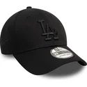 mutzen-gebogen-schwarz-angepasst-39thirty-monochrome-der-los-angeles-dodgers-mlb-von-new-era