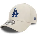 casquette-courbee-beige-ajustee-avec-logo-bleu-39thirty-faux-suede-los-angeles-dodgers-mlb-new-era