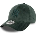 gorra-curva-verde-ajustada-con-logo-verde-39thirty-cord-de-new-york-yankees-mlb-de-new-era