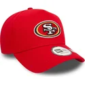 rote-gebogene-snapback-kappe-9forty-e-frame-der-san-francisco-giants-mlb-von-new-era