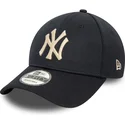 new-era-new-york-yankees-mlb-9forty-pivot-knit-verstellbare-dunkelblaue-kappe