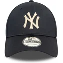new-era-new-york-yankees-mlb-9forty-pivot-knit-verstellbare-marineblaue-kappe