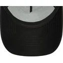 new-era-new-york-yankees-mlb-9forty-e-frame-monochrome-schwarze-snapback-cap-mit-gebogenem-schirm-und-schwarzem-logo