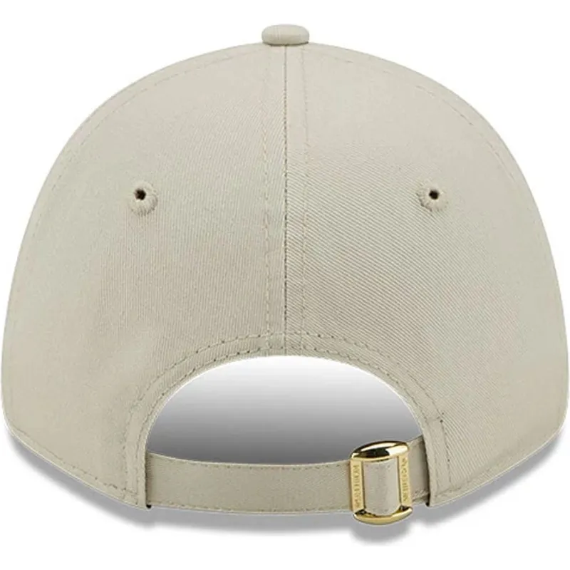 cappellino-curvo-beige-regolabile-da-donna-con-logo-dorato-9forty-metallic-logo-dei-new-york-yankees-mlb-di-new-era