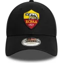 casquette-courbee-noire-ajustable-9forty-core-associazione-sportiva-roma-serie-a-new-era