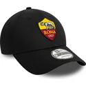 new-era-curved-brim-9forty-core-associazione-sportiva-roma-serie-a-black-adjustable-cap