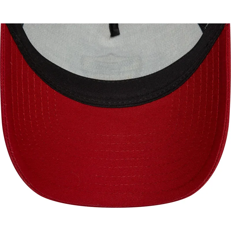 cappellino-trucker-bianco-nero-e-rosso-9forty-e-frame-core-di-associazione-sportiva-roma-serie-a-di-new-era