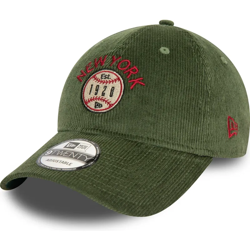 mutzen-gebogen-grun-verstellbares-band-9twenty-cord-der-new-york-estados-y-paises-von-new-era