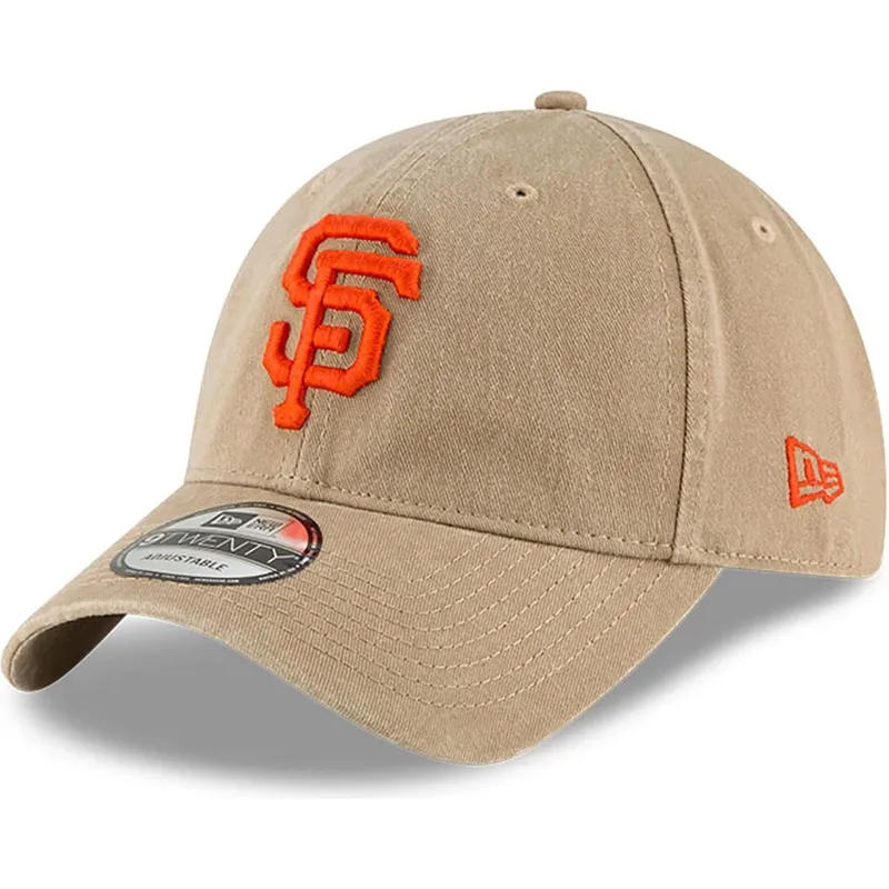 beige-justerbar-bojd-keps-9twenty-core-classic-san-francisco-giants-mlb-fran-new-era