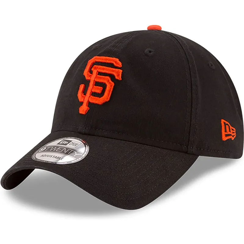 schwarze-verstellbare-gebogene-kappe-9twenty-core-classic-der-san-francisco-giants-mlb-von-new-era