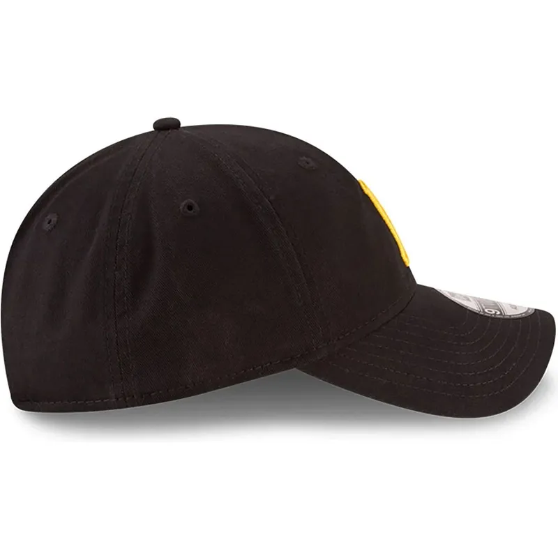 cappellino-curvo-nero-regolabile-9twenty-core-classic-dei-pittsburgh-pirates-mlb-di-new-era