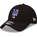 casquette-courbee-noire-ajustable-9twenty-core-classic-new-york-mets-mlb-new-era