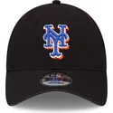 gorra-curva-negra-ajustable-9twenty-core-classic-de-new-york-mets-mlb-de-new-era