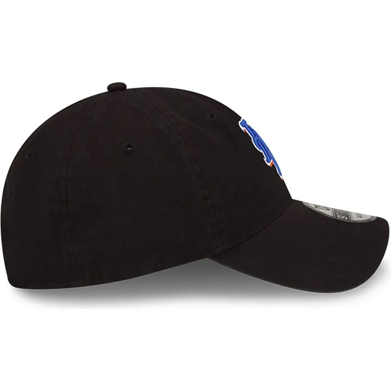 cappello-curvo-nero-regolabile-9twenty-core-classic-dei-new-york-mets-mlb-di-new-era