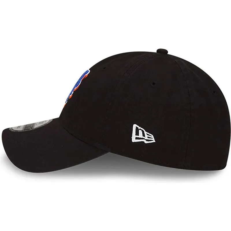cappello-curvo-nero-regolabile-9twenty-core-classic-dei-new-york-mets-mlb-di-new-era