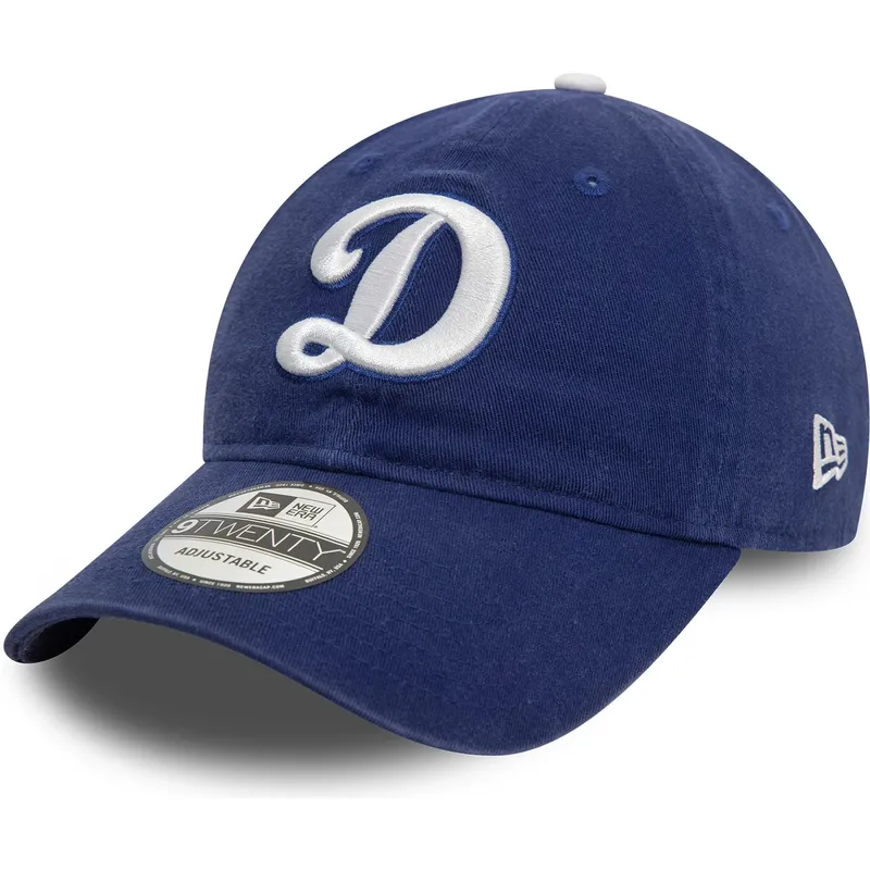niebieska-regulowana-czapka-z-zakrzywionym-daszkiem-9twenty-core-classic-los-angeles-dodgers-mlb-new-era