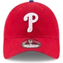 cappellino-rosso-con-visiera-curva-regolabile-9twenty-core-classic-dei-philadelphia-phillies-mlb-di-new-era