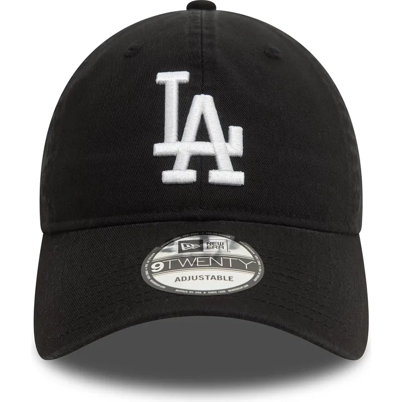 svart-justerbar-bojd-keps-9twenty-washed-los-angeles-dodgers-mlb-fran-new-era
