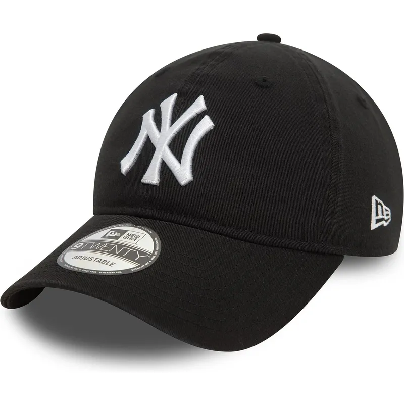 new-era-new-york-yankees-mlb-9twenty-justerbar-svart-tvattad-bojd-keps