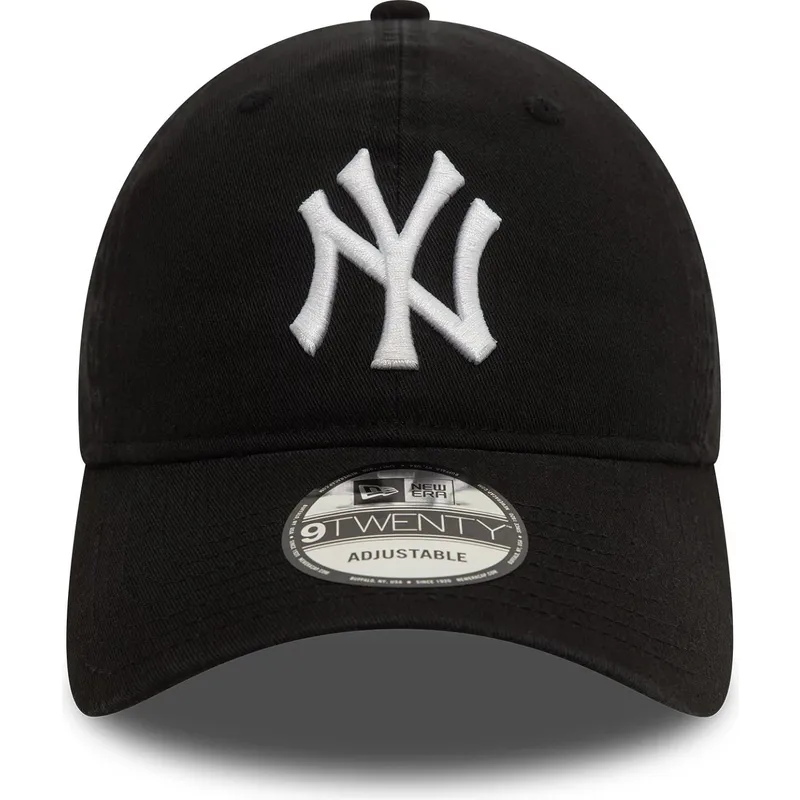 new-era-new-york-yankees-mlb-9twenty-justerbar-svart-tvattad-bojd-keps
