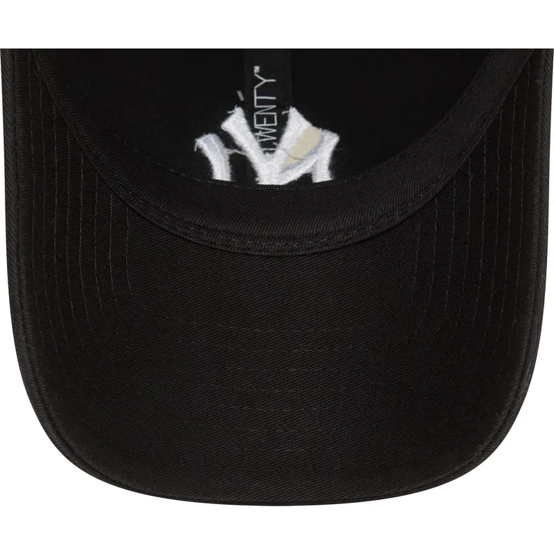 new-era-new-york-yankees-mlb-9twenty-justerbar-svart-tvattad-bojd-keps