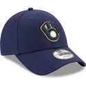 gorra-curva-azul-marino-ajustable-9forty-the-league-de-milwaukee-brewers-mlb-de-new-era