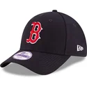 marineblaue-gebogene-verstellbare-kinderkappe-9forty-the-league-der-boston-red-sox-mlb-von-new-era