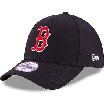 Casquette courbée bleue marine ajustable pour enfant 9FORTY The League Boston Red Sox MLB New Era