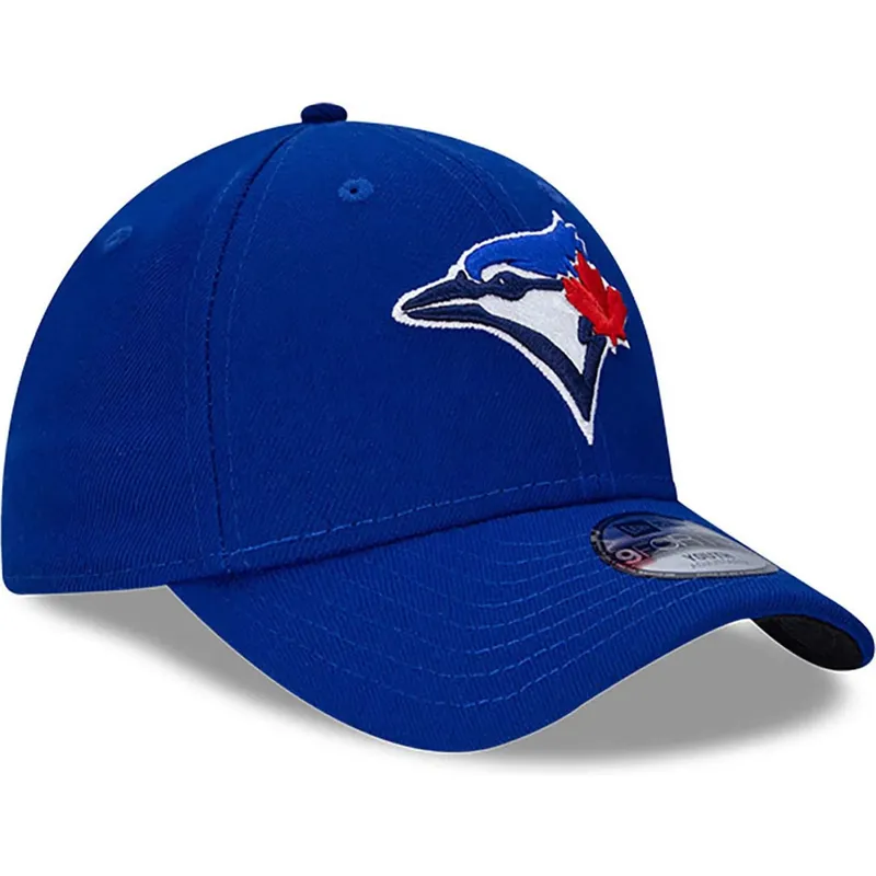9forty-the-league-toronto-blue-jays-mlb-new-era-verstellbare-blaue-kinderkappe-mit-gebogenem-schirm
