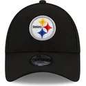 czarna-regulowana-czapka-z-zakrzywionym-daszkiem-dla-dzieci-9forty-the-league-pittsburgh-steelers-nfl-od-new-era