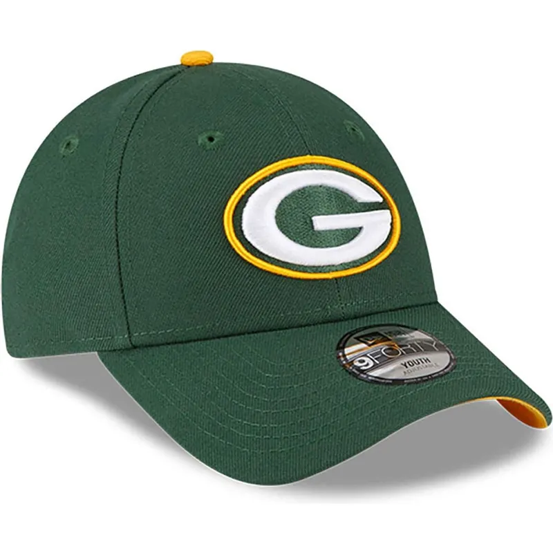zielona-regulowana-czapka-z-daszkiem-dla-chlopca-9forty-the-league-green-bay-packers-nfl-new-era