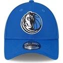 verstellbare-blaue-9forty-the-league-kappe-der-dallas-mavericks-nba-von-new-era