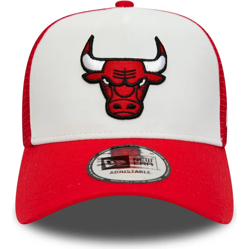 cappellino-trucker-bianco-e-rosso-a-frame-team-colour-di-chicago-bulls-nba-di-new-era