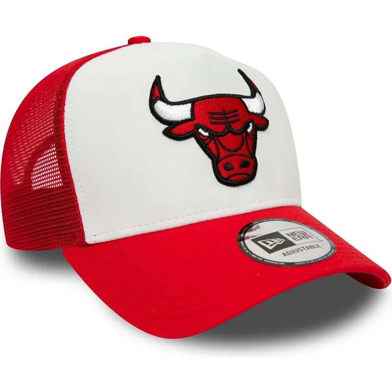 cappellino-trucker-bianco-e-rosso-a-frame-team-colour-di-chicago-bulls-nba-di-new-era