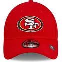 rote-verstellbare-9forty-the-league-team-colour-kappe-der-san-francisco-49ers-nfl-von-new-era