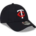 verstellbare-9forty-the-league-kappenmutze-in-marineblau-der-minnesota-twins-mlb-von-new-era