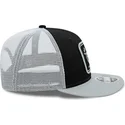 casquette-trucker-noire-et-grise-9fifty-low-profile-patch-las-vegas-raiders-nfl-new-era