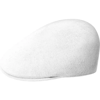 Kangol Seamless Tropic 507 White Flat Cap