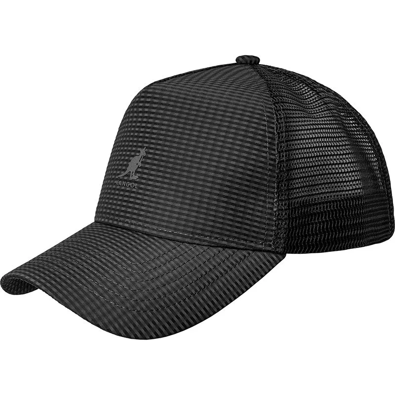 kangol-seersucker-mesh-black-trucker-hat