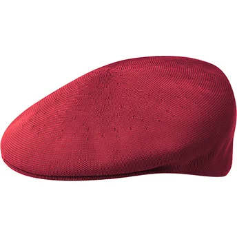 Kangol Tropic 504 Scarlet Red Flat Cap